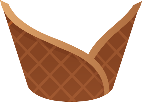 Chocolate Waffle Cone